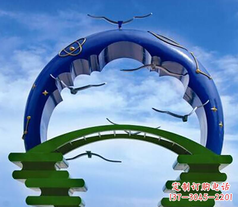 拱门雕塑 - 公园/不锈钢/拱门/景观 拱门雕塑 - 公园/不锈钢/拱门/景观