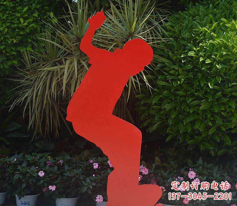 滑板雕塑 - 公园/不锈钢/滑板/男孩/运动 滑板雕塑 - 公园/不锈钢/滑板/男孩/运动