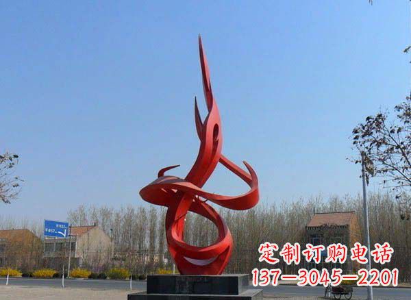 公园不锈钢火苗景观雕塑