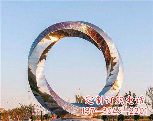 圆环雕塑 - 公园/不锈钢/几何/圆环/景观 圆环雕塑 - 公园/不锈钢/几何/圆环/景观