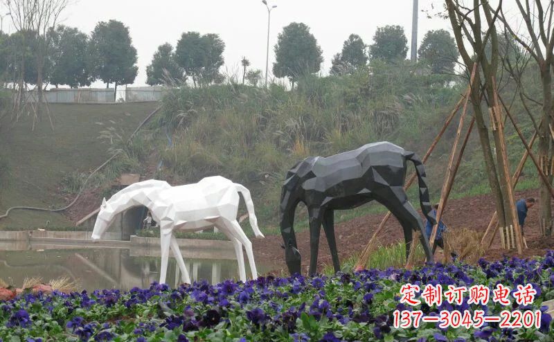 盛世之美,精美不锈钢动物雕塑 盛世之美,精美不锈钢动物雕塑