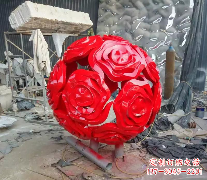 优雅柔美的玫瑰雕塑 优雅柔美的玫瑰雕塑