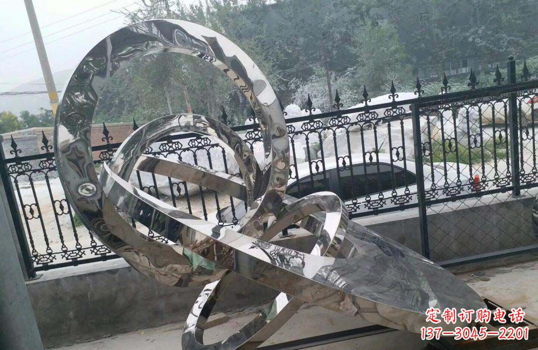圆环雕塑 - 公园/不锈钢/拼接/圆环/景观 圆环雕塑 - 公园/不锈钢/拼接/圆环/景观