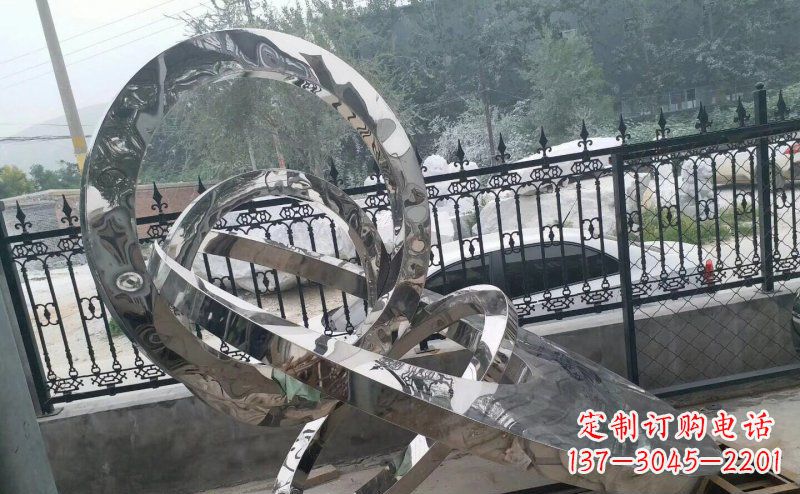 圆环雕塑 - 公园/不锈钢/拼接/圆环/景观 圆环雕塑 - 公园/不锈钢/拼接/圆环/景观