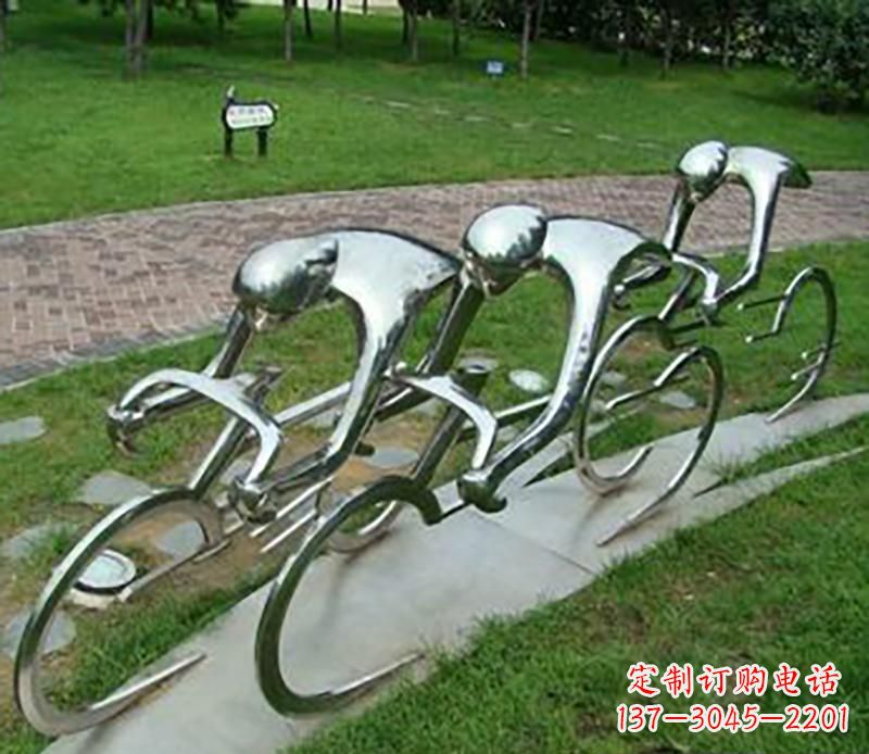 公园/不锈钢/自行车/抽象-公园不锈钢骑自行车抽象雕塑 公园/不锈钢/自行车/抽象-公园不锈钢骑自行车抽象雕塑