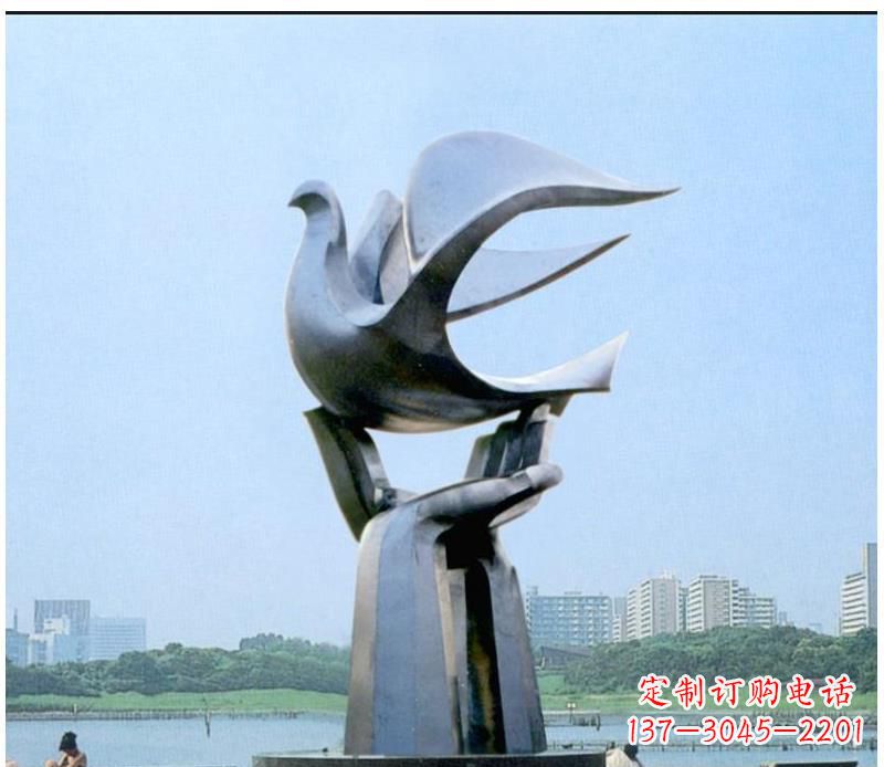 和平鸽雕塑 - 公园/不锈钢/和平鸽 和平鸽雕塑 - 公园/不锈钢/和平鸽