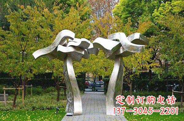 公园不锈钢树景观雕塑