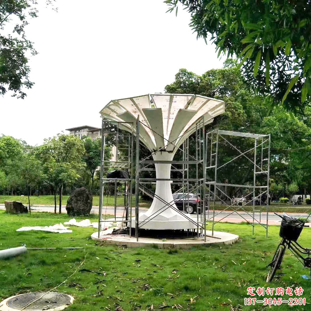 公园不锈钢树形景观雕塑