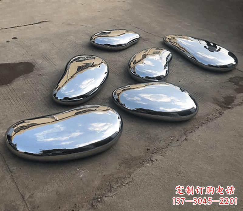 公园不锈钢水滴雕塑