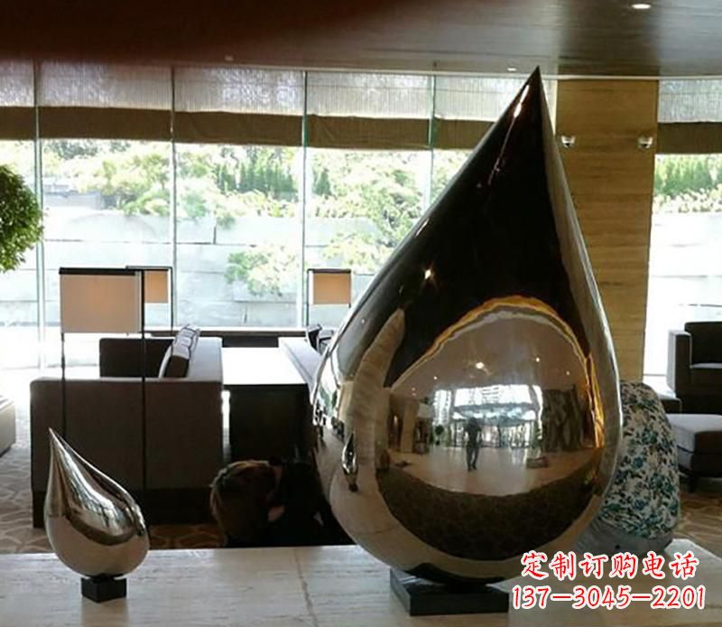 水滴雕塑 - 公园/不锈钢/水滴/景观 水滴雕塑 - 公园/不锈钢/水滴/景观