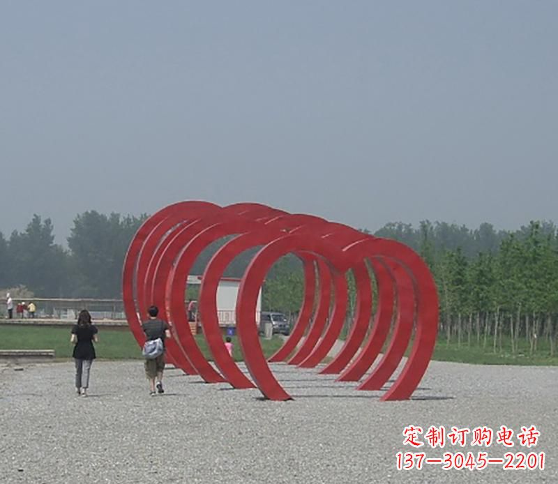 拱门雕塑 - 公园/不锈钢/心形/拱门/景观 拱门雕塑 - 公园/不锈钢/心形/拱门/景观