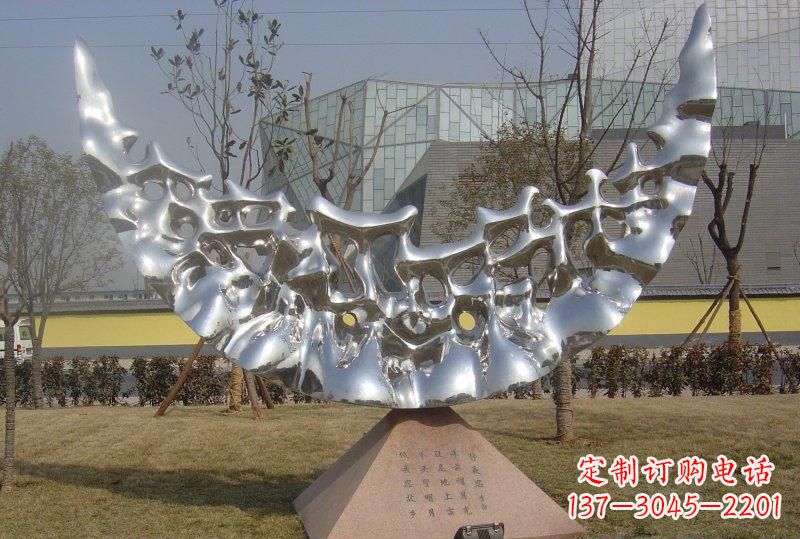 公园不锈钢月亮景观雕塑