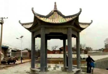 仿古凉亭石雕限量版