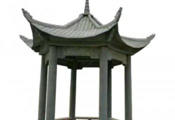 仿古石雕凉亭
