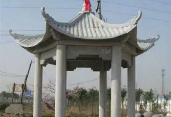 典雅的仿古凉亭石雕