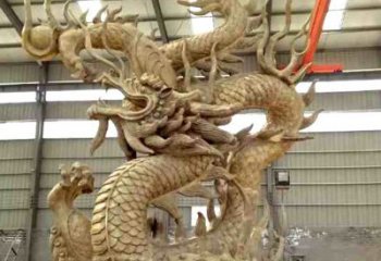 精美铜龙雕塑