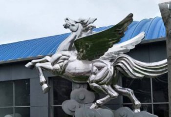 镜面不锈钢动物雕塑