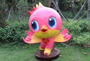 玻璃钢卡通鸽子雕塑
