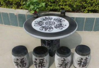 传统工艺福禄寿喜雕塑