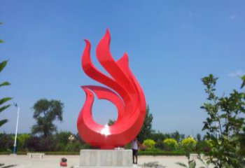精美绝伦的凤凰不锈钢抽象雕塑