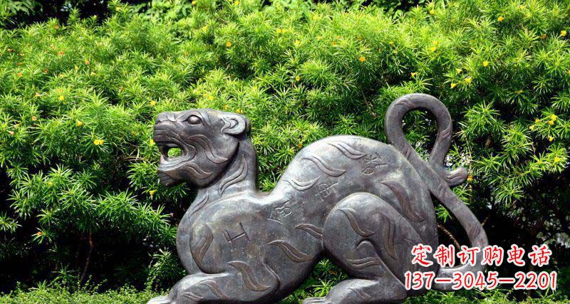 华丽雕塑,大型老虎铜雕 华丽雕塑,大型老虎铜雕