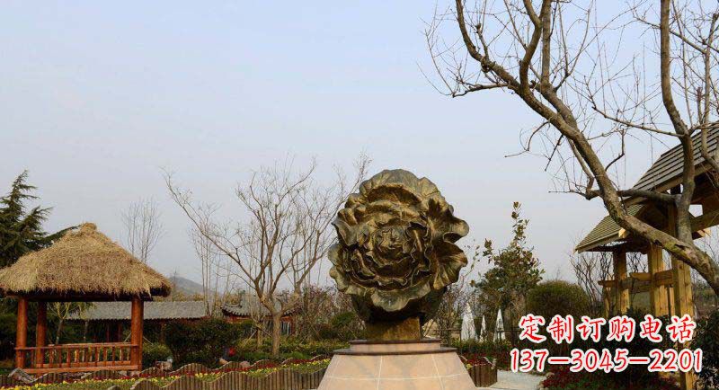 公园大白菜景观铜雕