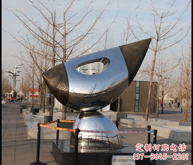 公园抽象不锈钢创意造型雕塑