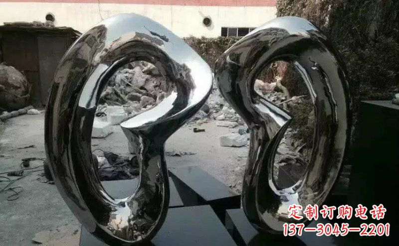公园抽象不-锈-钢-雕-塑-