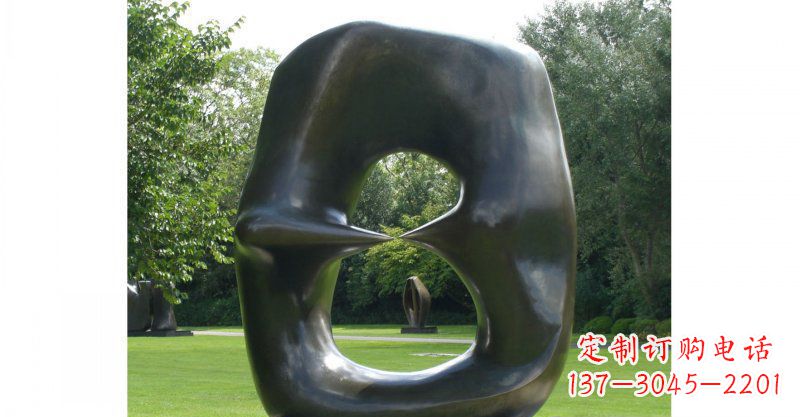 公园抽象景观铜雕 (3)
