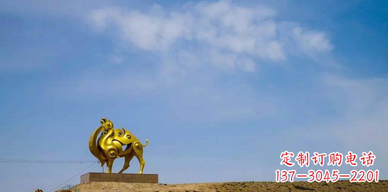 公园抽象骆驼景观铜雕