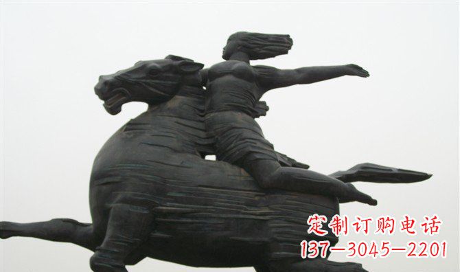 公园穿越时空景观铜雕