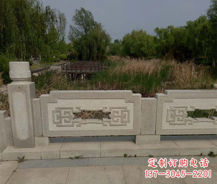 公园大理石栏板石雕 (5)