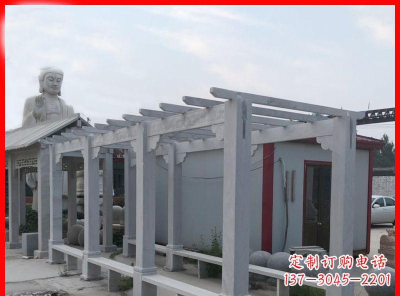 公园大理石石雕长廊 (2)