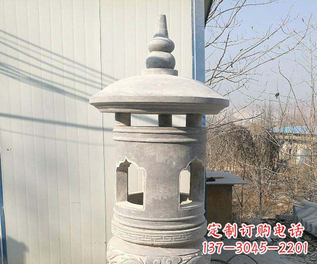 公园大理石小型石灯