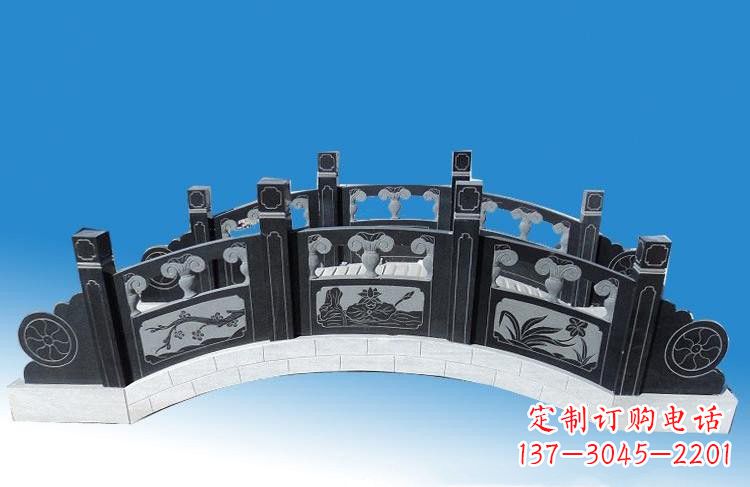 公园大理石小桥雕塑