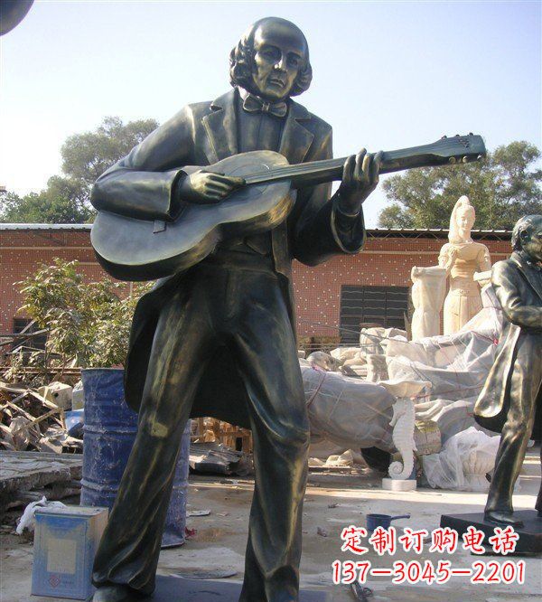 公园/吉他/西方/男人/人物/铜雕-公园弹吉他的西方男人人物铜雕 公园/吉他/西方/男人/人物/铜雕-公园弹吉他的西方男人人物铜雕