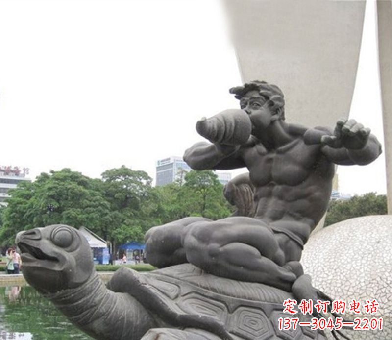 公园动物海龟雕塑