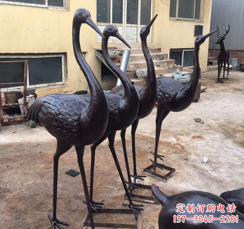 公园/动物/铜雕/丹顶鹤-公园动物铜雕丹顶鹤 公园/动物/铜雕/丹顶鹤-公园动物铜雕丹顶鹤