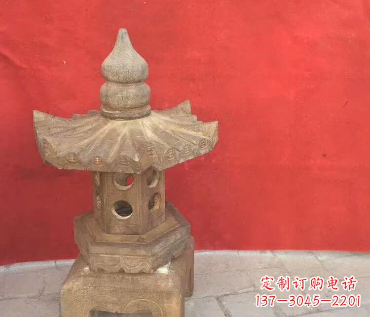 景观仿古石灯雕塑