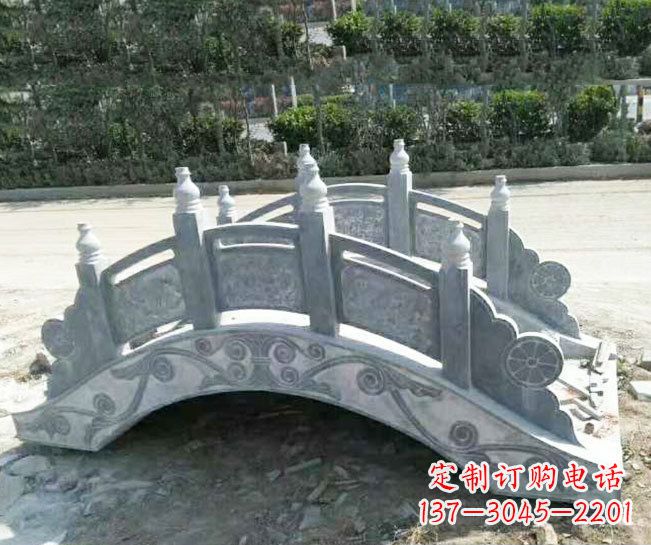 公园仿古石拱桥景观石雕