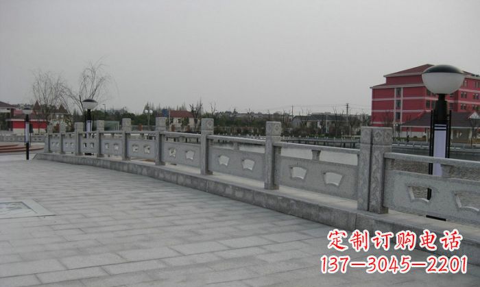 公园仿古石栏板 (2)