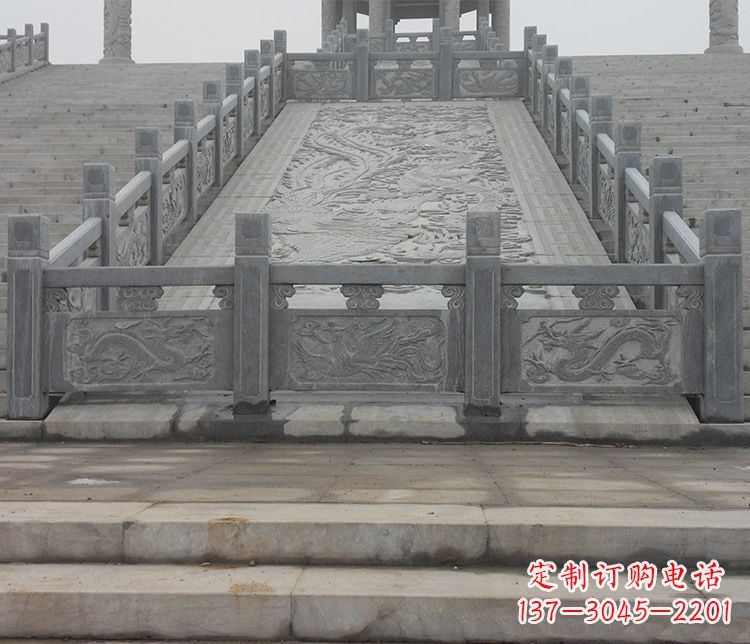 公园仿古石栏板景观石雕 (6)