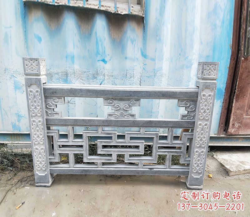 公园仿古石栏板景观石雕 (7)
