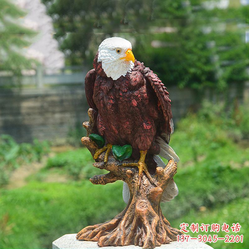 金羽老鹰玻璃钢雕塑 金羽老鹰玻璃钢雕塑