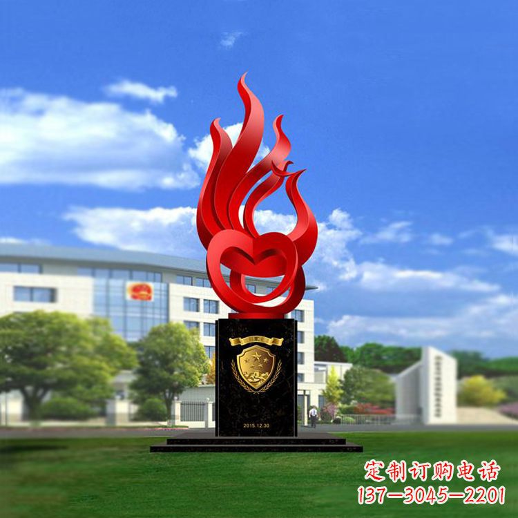 公园凤凰雕塑不锈钢景观雕塑