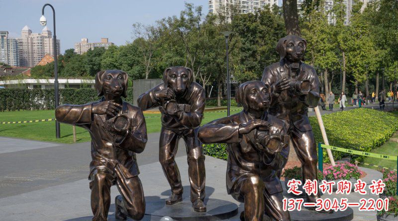公园装饰雕塑——可爱活泼的狗雕塑 公园装饰雕塑——可爱活泼的狗雕塑