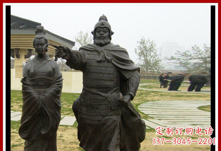 灵巧雄姿,威武将军铜雕塑 灵巧雄姿,威武将军铜雕塑