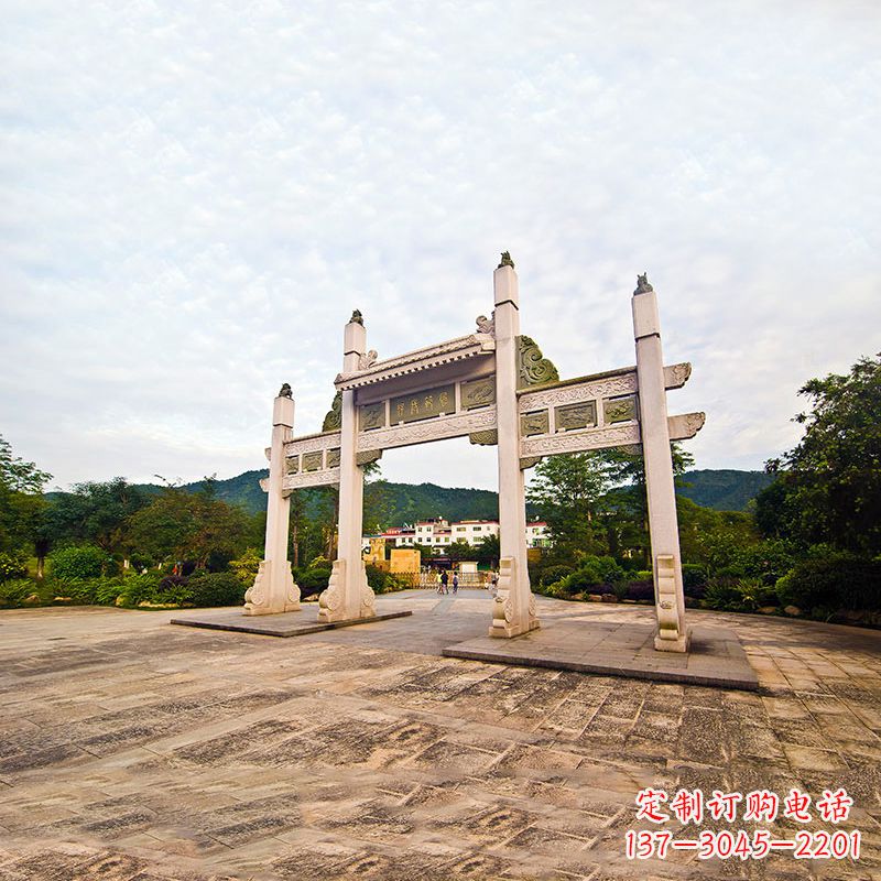 精美石牌坊雕塑 精美石牌坊雕塑