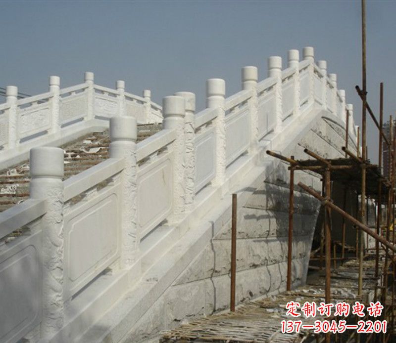 公园汉白玉栏板景观石雕