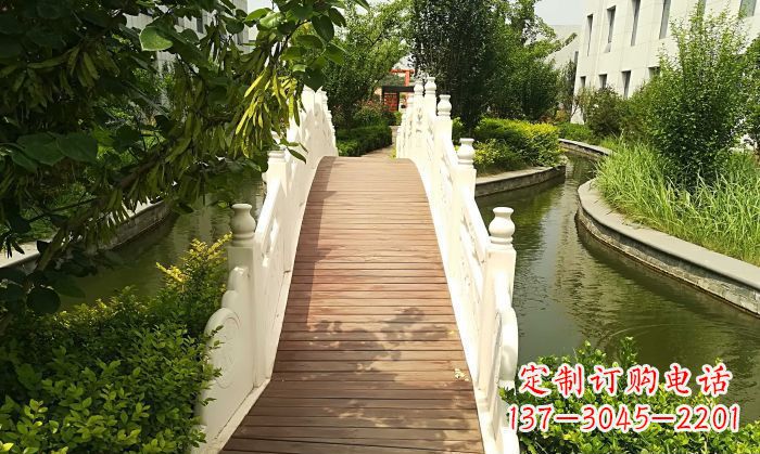 公园汉白玉石拱桥 (5)